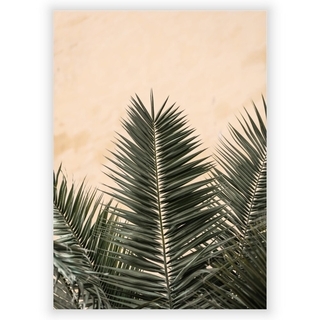 Plakat med palmeblade 2
