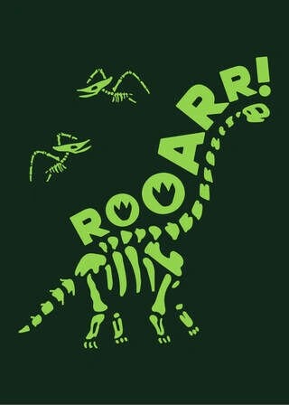 Rooarr! Dinosaurer - Plakat