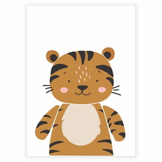 Tiger - Børneplakat