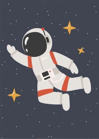 Astronaut - Plakat