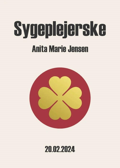 Sygeplejerske Erhvervsuddannelse - Plakat