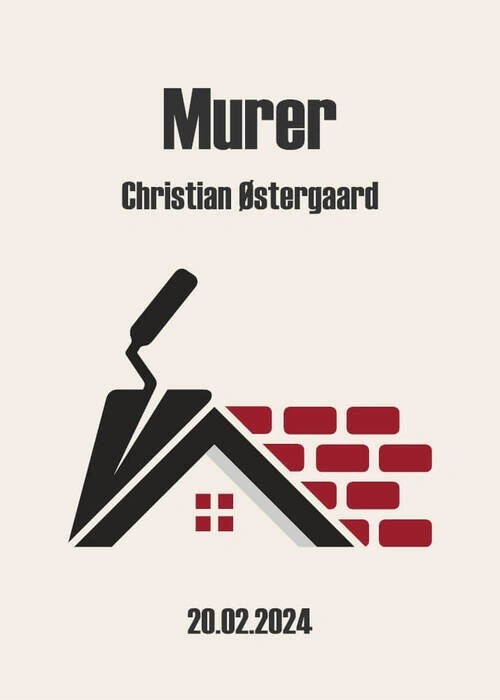 Murer erhvervsuddannelse - Plakat