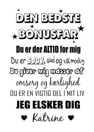 Plakat - Bonusfar