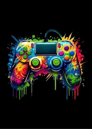 Gamer controller 2 - Plakat