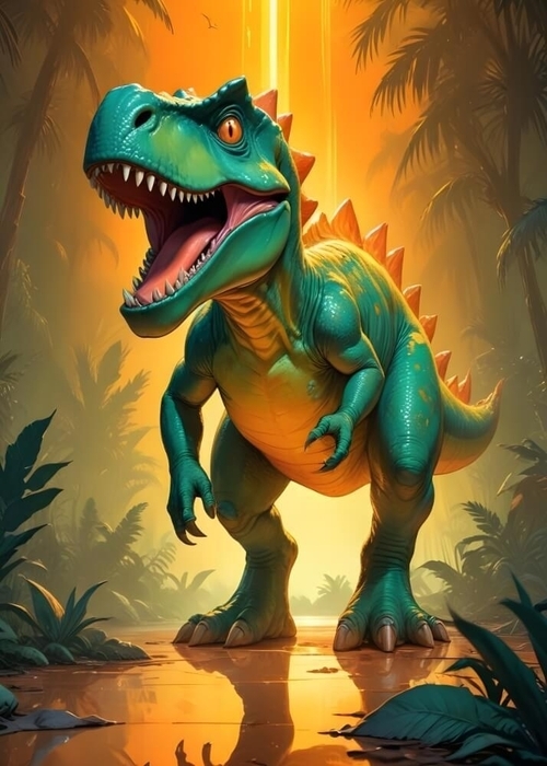 Farlig dinosaurer 3 - Plakat