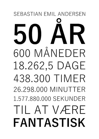 50 års fødselsdags plakat