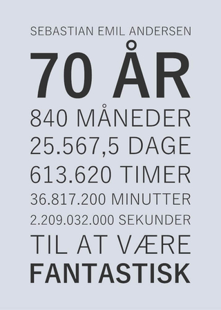 70 års fødselsdags plakat