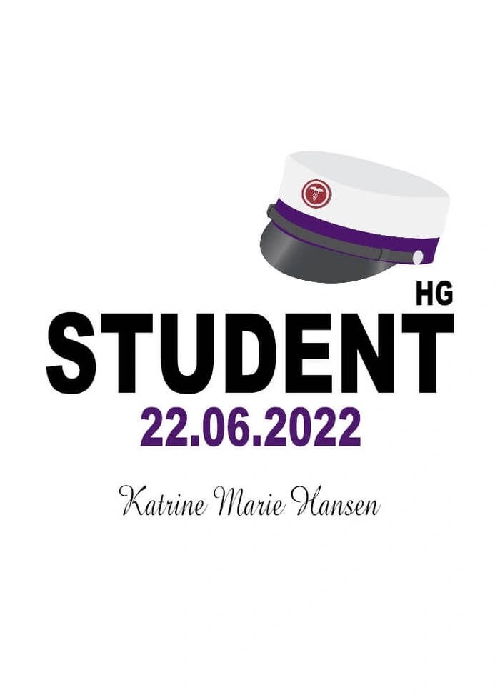 Plakat - EUD studenterhue