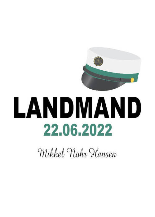 Plakat - Landmand erhvervs hue