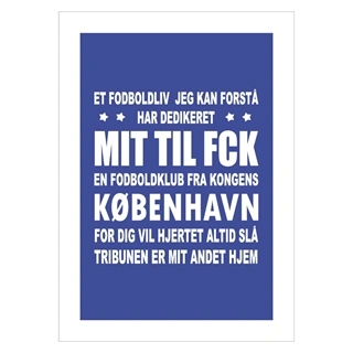 Plakat - FCK MIT LIV