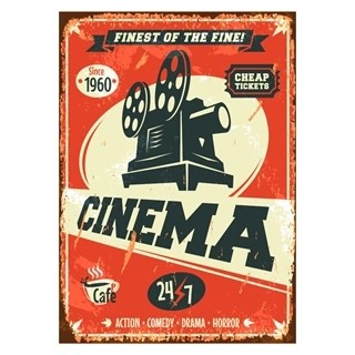 Plakat med teksten Finest of the fine Cinema