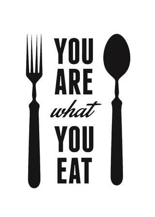 Plakat - you are what you eat