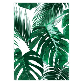 Plakat med jungle blade