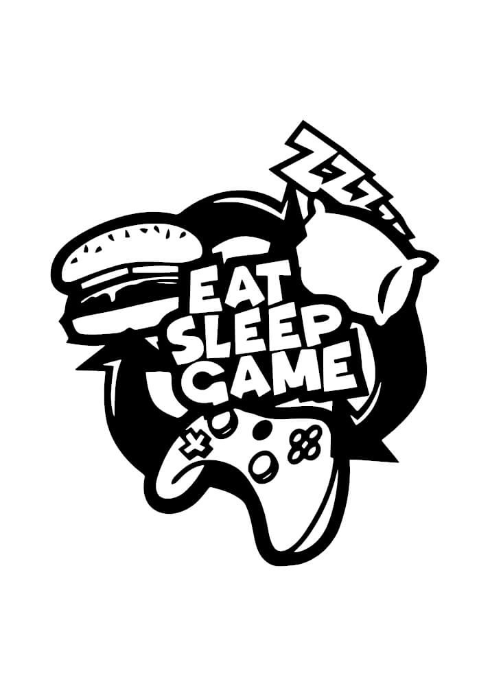 Plakat - Eat - sleep - game Controller