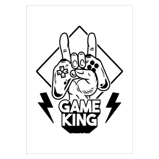 Plakat - Game King 2 farver