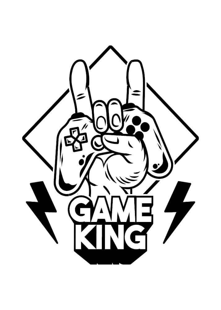 Plakat - Game King 2 farver