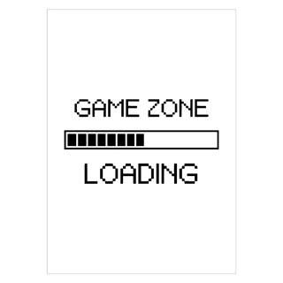 Plakat - Game zone loading