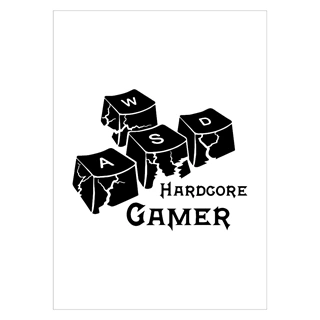 Plakat - Hardcore gamer