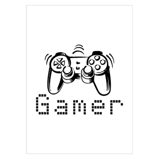 Plakat - Controller gamer