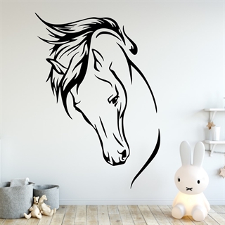 Wallstickers Elegant hesthovede