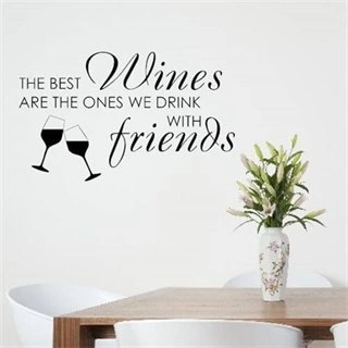 The best wines - wallstickers