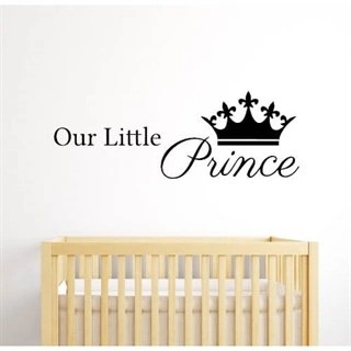 Our little prince en tekst og et motiv wallstickers