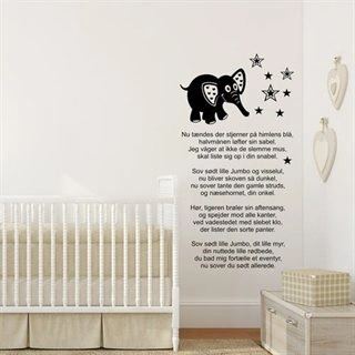 Elefantens Vuggevise - wallstickers