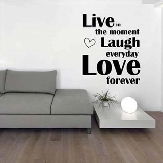 Live, Laugh, Love - wallstickers