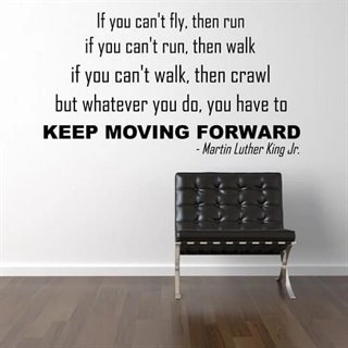 keep moving forward - wallstickers