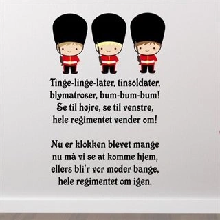 Tinge-linge-later - wallstickers
