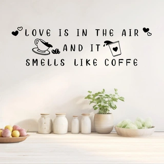 Love coffee - wallstickers