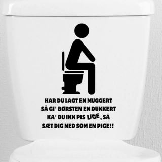 Har du lagt en muggert - wallstickers