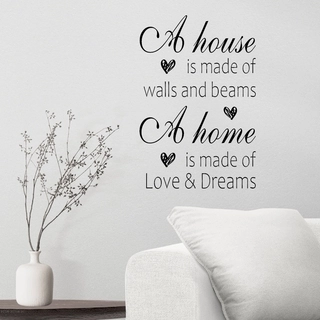 A Home is made of Love - wallstickers