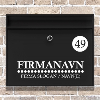 Navne stickers FIRMANAVN 2