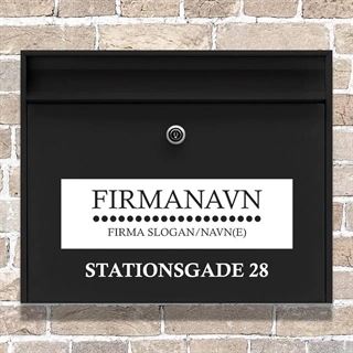 Navne stickers FIRMANAVN 3