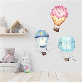 Vintage luftballonger - wallstickers