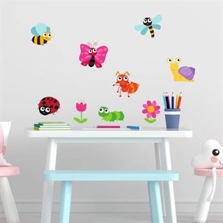 Wallsticker - Ark med Insekter 