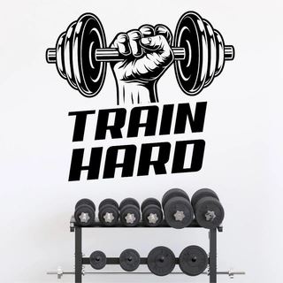 Train Hard - Wallsticker