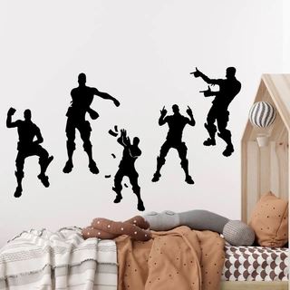 5 Fortnite moves figur Wallsticker