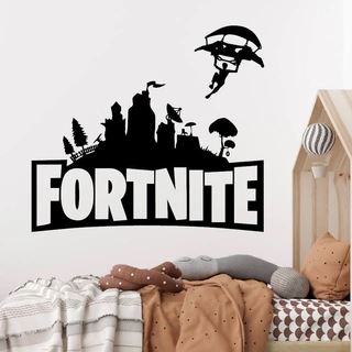 Fortnite byen wallsticker