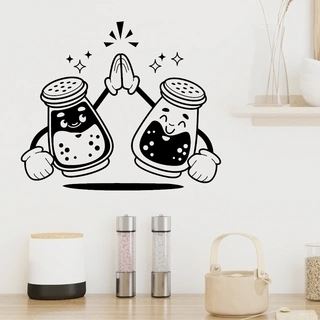 Salt og Peber - Wallstickers