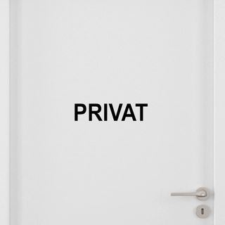 Privat (Selvklæbende)