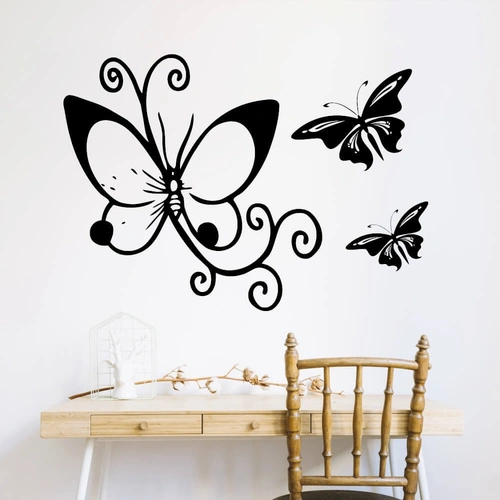 Smukke sommerfugle - Få sommerfugle som wallsticker