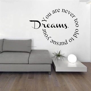 Pursue your dreams - wallstickers