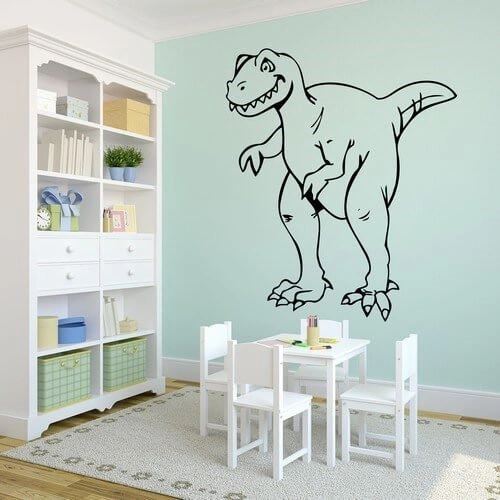 Tyrannosaurus wallsticker - super sej stickers til drenge